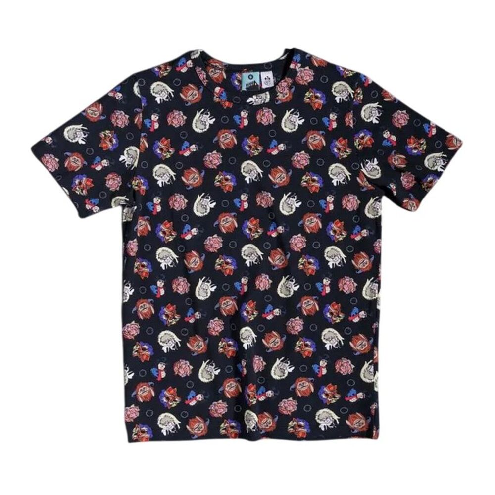 Labyrinth Unisex Adult Friends All-Over Print T-Shirt / Black